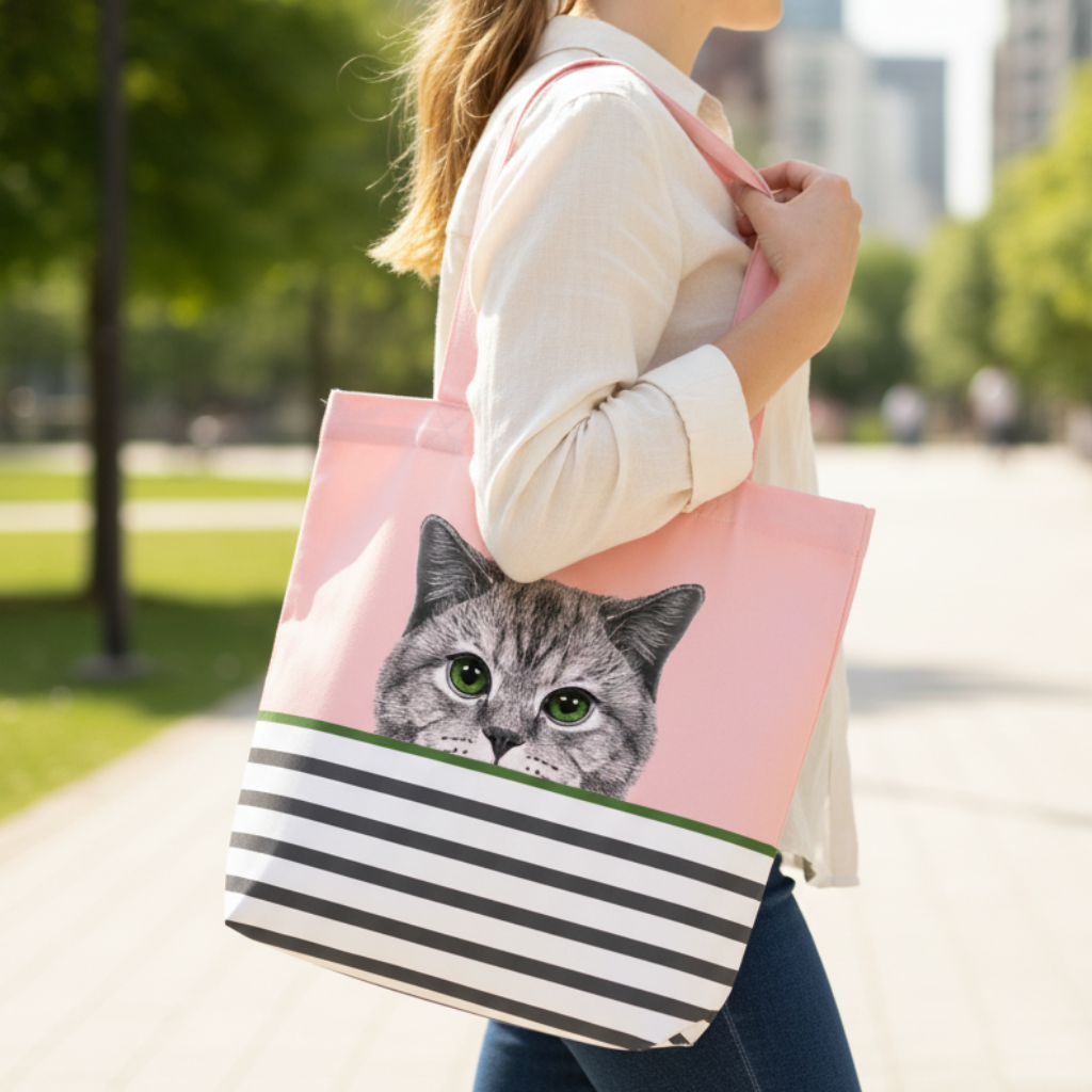 Purr-fect Cat Lover Tote